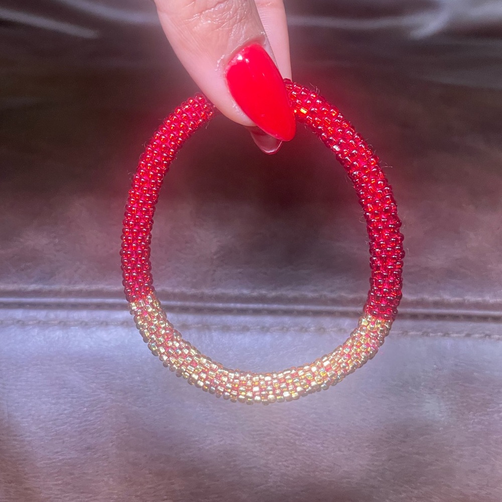 Sashka & Co. Nepalese glass bead bracelet